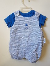 Baby GAP Infant Boy Two Piece Romper &amp; T-shirt - Blue - Blueberry, Newborn - £12.01 GBP