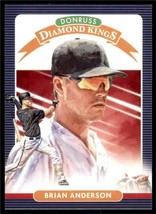 2020 Donruss Diamond Kings #6 Brian Anderson Miami Marlins ⚾ - £0.67 GBP