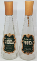 1956 x 2 Balalaika Vodka Empty 25oz 11.5&quot; Bottles Alberta Distillers Cal... - £78.80 GBP