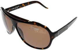 Just Cavalli Sunglasses Women Brown Dark Havana 100% UV Rectangular JC194S 52J - £59.04 GBP