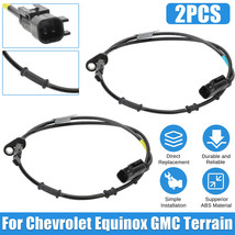 2PCS Front Left + Right ABS Wheel Speed Sensor For Chevrolet Equinox GMC Terrain - £24.36 GBP