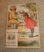 Vintage 1880s VTC Trade Card Twin Brothers Waterloo Yeast Company - $23.76