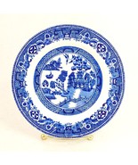 Plate Bread Butter Alfred Meakin Old Willow Blue England Vintage 6.75&quot; - $27.09 CAD