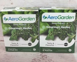 AeroGarden Seed Pod (6) Kit for Easy To Grow Gourmet Herbs NEW sealed Non GMO - £23.80 GBP