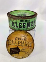 Vintage Simoniz Kleener. Wax Can With Paper Label Top Automobile Adverti... - £23.92 GBP