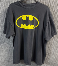 Batman T-Shirt Mens 2XL Black Official DC Comics Classic Symbol Logo Pul... - $10.46