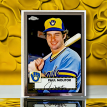 2021 Topps Chrome Platinum Anniversary Paul Molitor #520 Milwaukee Brewers - £1.79 GBP