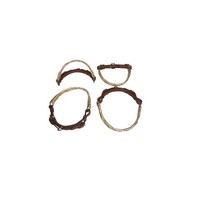 Horse Bosal with Barbada Leather Rawhide Handmade Colombian Tack HBOFA56 - $38.61
