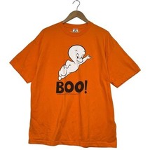 VTG Casper The Friendly Ghost Shirt Mens XL Orange 2006 Halloween Boo Y2... - $557.61 MXN