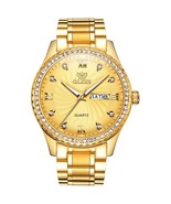  OLEVS 5565 Quartz Watch, Shiny Rhinestones, Date, Night Lights, Waterpr... - $65.20 CAD