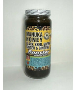 Manuka Honey With Black Seed Green Tea Ajwa Ginger Dietary Supplement, A... - $25.49