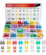 272pcs Standard &amp; Mini &amp; Low Profile Mini Blade Fuse Assortment, 2A 5A 1... - $23.18 CAD
