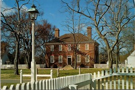 The George Wythe House Williamsburg VA Postcard PC356 - £3.73 GBP