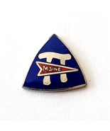 1980s Maine National Education Association Pin Pie Symbol Enamel Filled F6E - $377.05 MXN