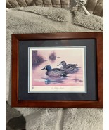 Ducks Unlimited Print Waterfowl Wall Art Print “On Golden Pond” 280/2500 - €11,77 EUR
