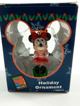 Enesco Disney Minnie Mouse Serving Tea Coffee 3&quot; Ornament w/Box - £11.00 GBP