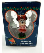 Enesco Disney Minnie Mouse Serving Tea Coffee 3&quot; Ornament w/Box - $265.90 MXN