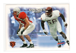 2000 SkyBox Dominion Brian Urlacher / Corey Moore #242 Rookie Chicago Be... - $41.71 MXN