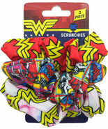 Wonder Woman 19940 Scrunchies 3 Pack Hair Ties Ponytail Holder - £12.66 GBP