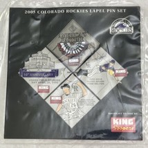 Colorado Rockies 2005 America’s Pastime Coors Field Lapel Hat Pin Pinback Set - £4.74 GBP