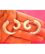 Horn swirl marble fake plugs 3 PAIRS - $12.86