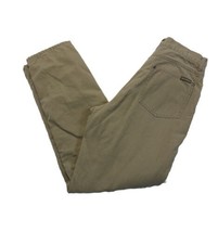 Woolrich Fleece Lined Khaki Pants Womens 10 Outdoor Hiking Camping Pockets - £19.33 GBP