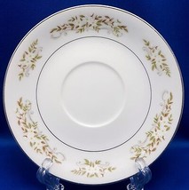 International Silver Springtime Saucer 5-3/4&quot; White Yellow Floral Platin... - $10.50