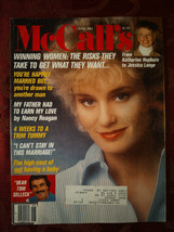 McCALLs Magazine June 1983 Tom Selleck Jessica Lange Katharine Hepburn - £7.68 GBP