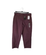 Lee Women&#39;s Ultra Lux Mid Rise Relaxed Straight Boysenberry Size 14M New... - $33.95 CAD