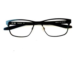 Nike Eyeglasses Frames 8190 003 Black Rectangular 54-17-140 Chipped Paint - $29.70