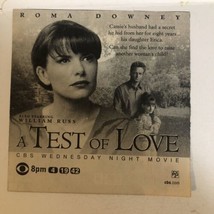 Test Of Love Vintage Tv Guide Print Ad Roma Downey William Russ TPA23 - £4.66 GBP