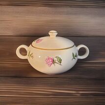 Harmony House Martha 23 Karat Gold Trimmed Sugar Bowl W/Lid Granny Core ... - $12.00