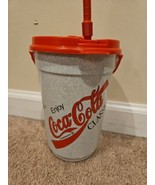 Vintage Coca-Cola Classic The Big Bucket Cup w/Straw - £7.09 GBP