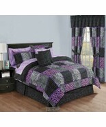 Sleepwell 20-piece Bed Set Full Purple Kenya Patch - $1,630.68 MXN