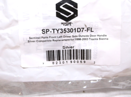 98-99-00-01-02-03 TOYOTA SIENNA DRIVER DOOR OUTSIDE  HANDLE /SILVER image 5
