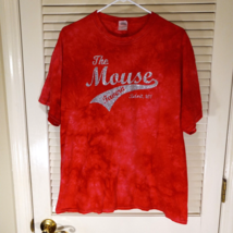 Mouse Tavern T Shirt Beloit WI Wisconsin Size XL Red Tie Dye Gildan Heav... - $23.95
