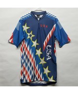 Vtg Descente Cycling Jersey Sz 2XL XXL USA Made 1992 Olympic Team Vtg Stars - £25.94 GBP