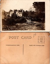 USA Iowa? Arne Grangaard&#39;s Homestead House June 16 1907 RPPC Antique Postcard - £37.12 GBP