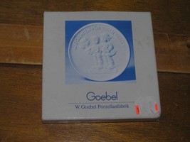 Vintage W. Germany 1985 Goebel Thank You Porcelain Medallion for Visiting  - £7.52 GBP