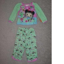Girls Pajamas Dora Explorer Nihao Spring 4 Pc Long Sleeve Shirt &amp; Pants- 12 mths - £11.65 GBP