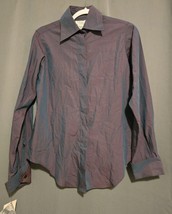 Willi Smith Vintage Iridescent Purple Button Down Long Sleeve Shirt Size... - $64.35