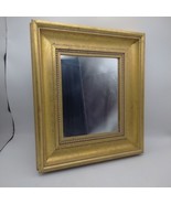 Vintage Framed Wall Mirror 13&quot;by 15&quot; Gold Gilt Regency Grandmacore Bathroom - $470.29 MXN