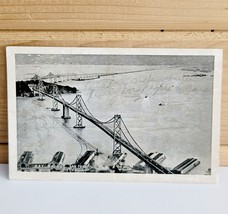 San Francisco Bay Bridge Vintage Postcard WW2 Era 1945 3.5 x 5.5 - £8.64 GBP