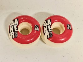 Baker Skateboards 1 Pair 52mm Classic Skateboard Wheels NEW Never Used R... - £23.59 GBP