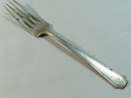 Vintage Sterling Silver Hallmarked pat 1922  monogramed dinner fork - $74.25