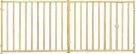 Extra-Wide Swing Through Wood Pet Gate - 24 Tall - £89.21 GBP
