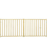 Extra-Wide Swing Through Wood Pet Gate - 24 Tall - £87.83 GBP