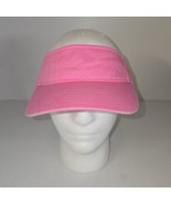 Pink Women&#39;s Visor Hat Cap Summer Richardson R45 Model 100% Cotton - $13.59 CAD