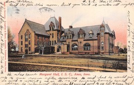 Ames Ia ~ Margaret Hall-Iowa State University-Longhran &amp; Bauer 1908 Postal Ph... - £7.27 GBP