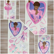Vintage 2000 Barbie Jumbo Wall Stick-Ups Wall Decals New Girly Room Decor  - £20.71 GBP